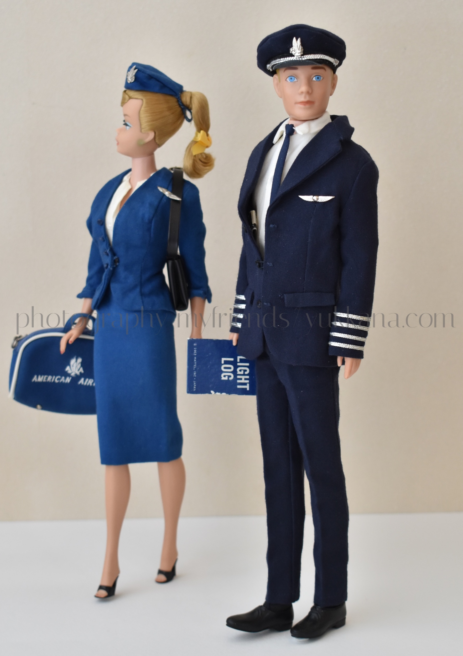 即納好評★60年代Kenの服　未開封　American Airline Captain ビンテージバービー (1959-1966)
