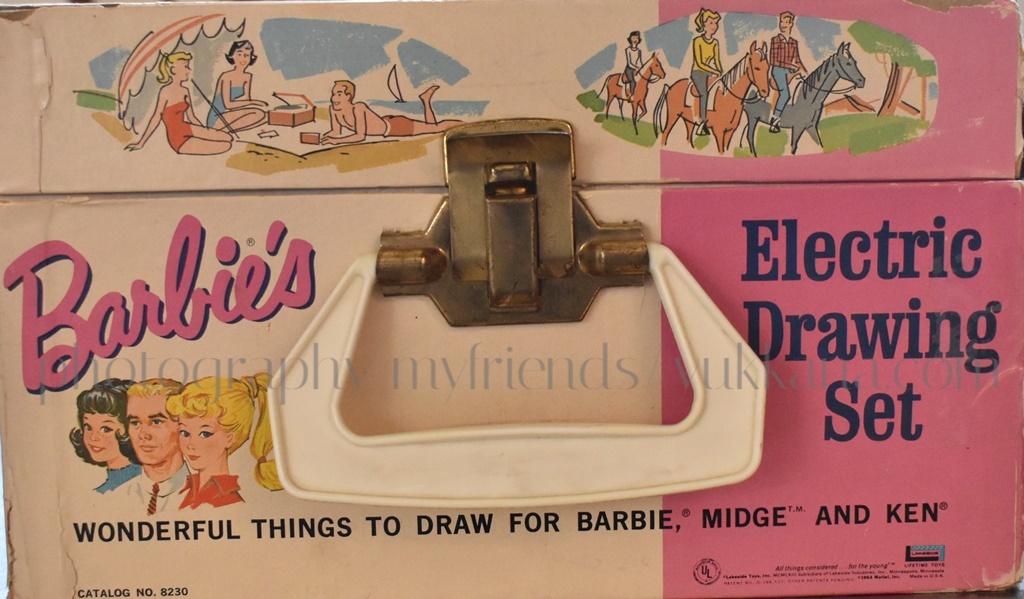 Vintage 1963 Barbie's Electric Drawing Set in Box